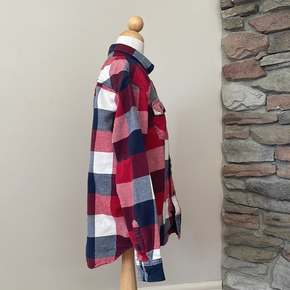 Vans plaid flannel shirt. Youth medium - Picture 2 of 5